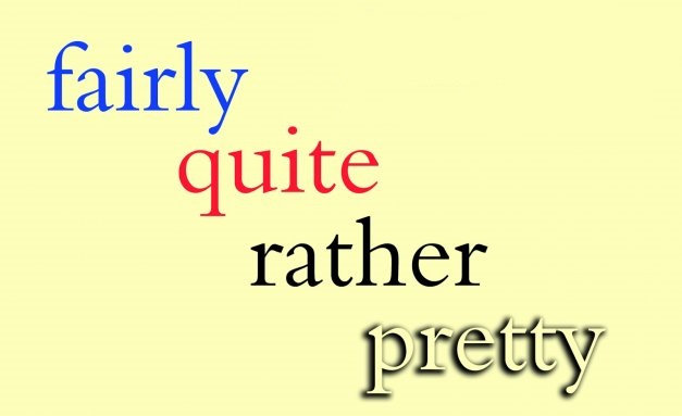 Quite, rather, fairly, pretty — что это? - Fluent English