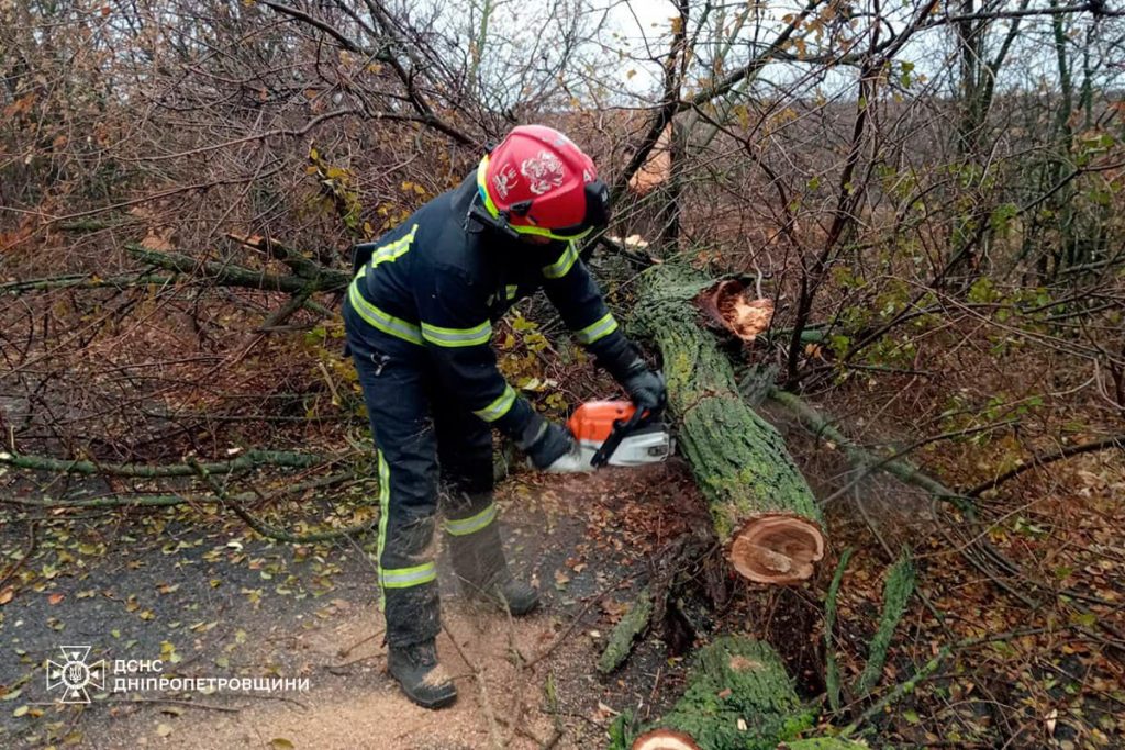 Рятувальники Дніпропетровщини ліквідовують наслідки негоди (фото)