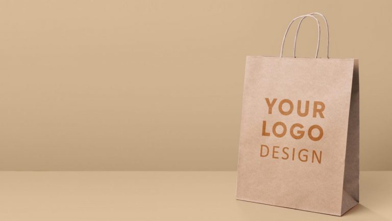 Используем крафтовые бумажные пакеты в рекламе