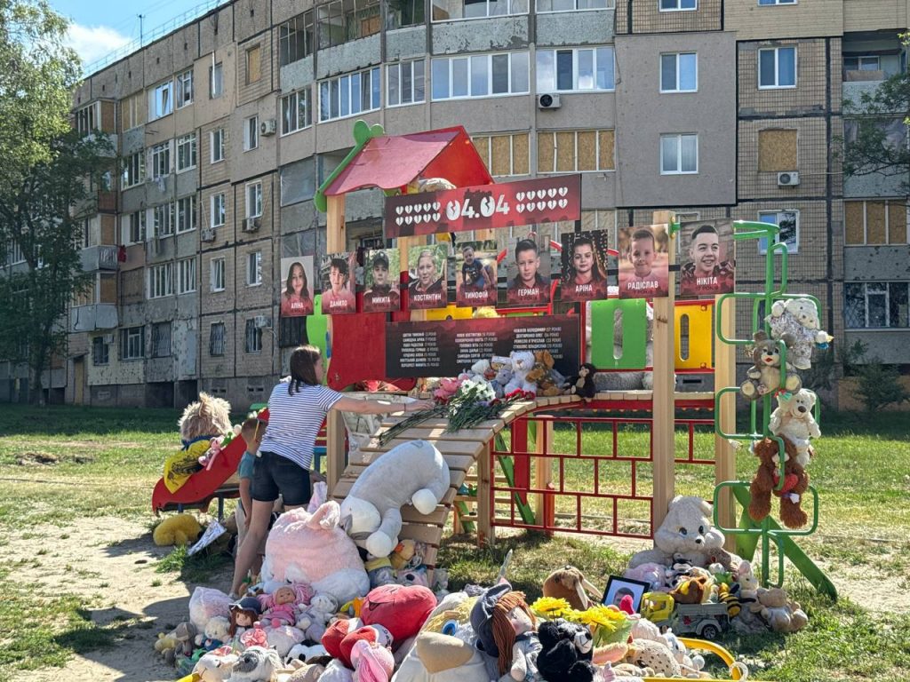 Вчора у Кривому Розі вшанували пам’ять дітей, які загинули внаслідок збройної агресії рф проти України