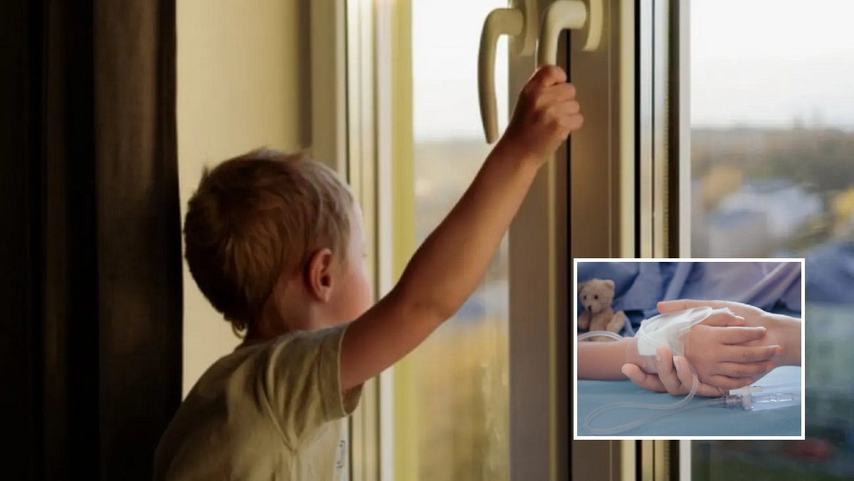 У Кривому Розі маленький хлопчик випав з вікна 2-го поверху